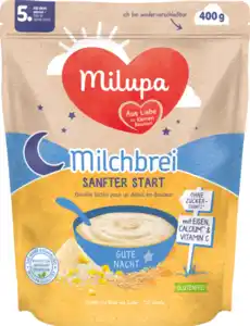 Milupa Milchbrei Sanfter Start Gute Nacht, nach dem 5. Monat, 400 g