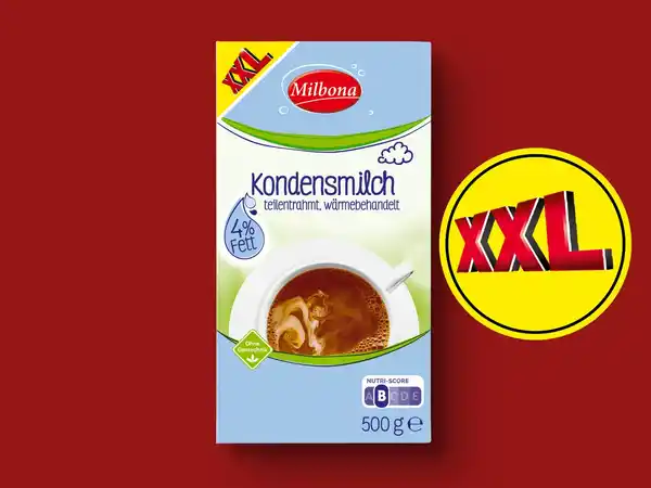 Bild 1 von Milbona Kondensmilch XXL,  500 g