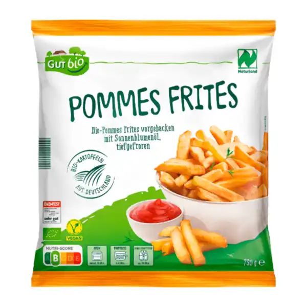 Bild 1 von GUT BIO Bio-Pommes Frites 750g