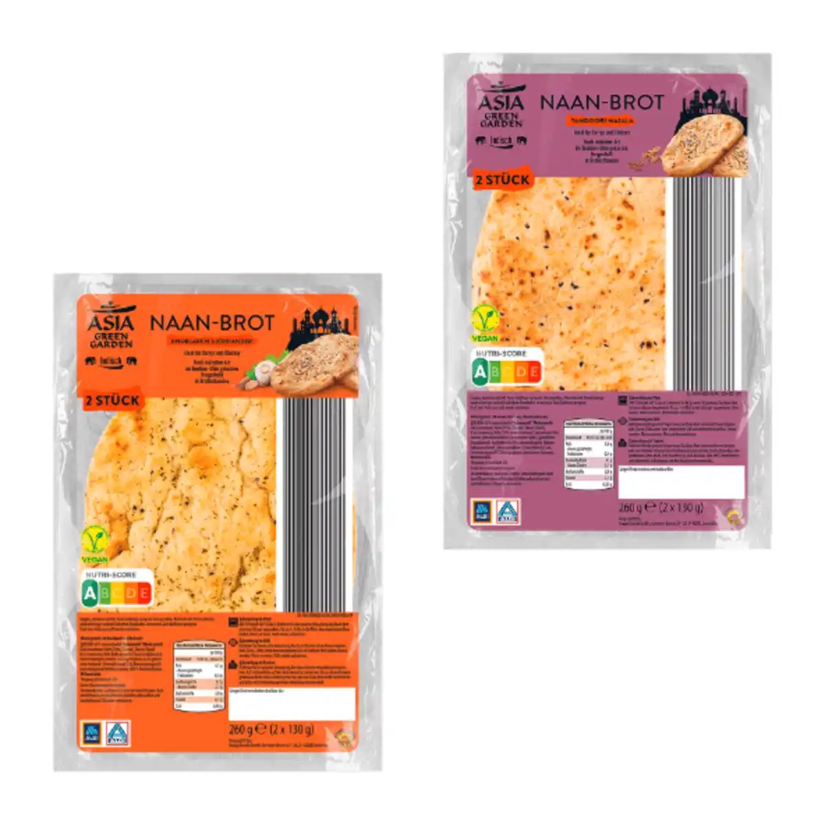 Bild 1 von ASIA GREEN GARDEN Naan-Brot 260g