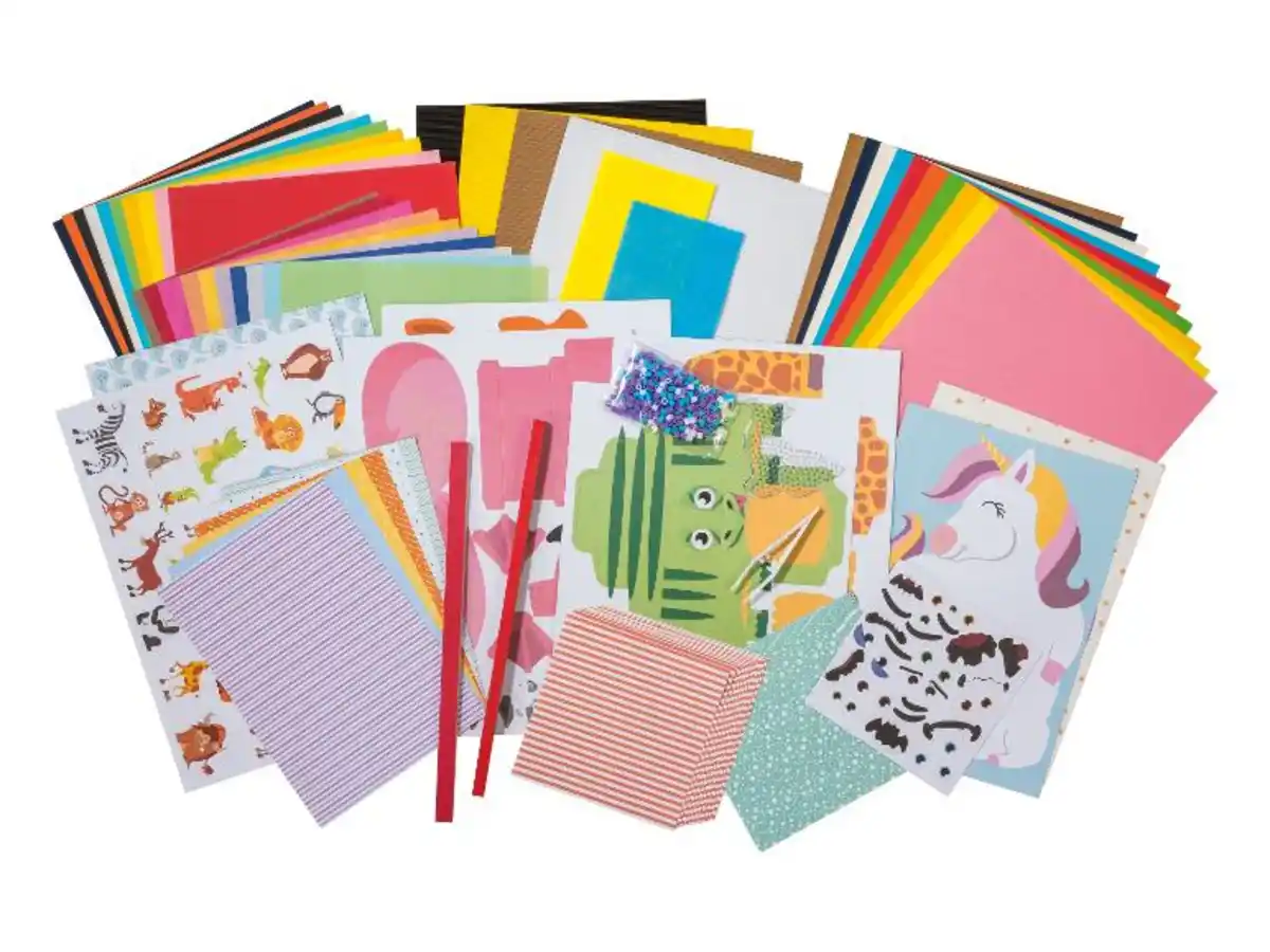 Bild 2 von crelando® Bastelbox Jumbo Papier/Karton