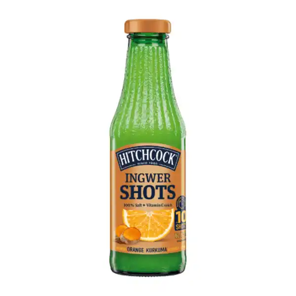 Bild 1 von HITCHCOCK Ingwer-Shots Orange-Kurkuma 0,5L