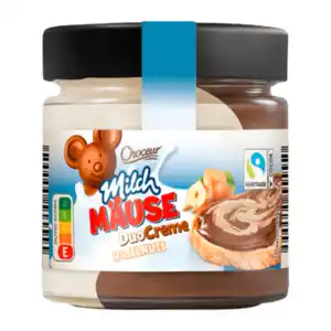 CHOCEUR Milchmäuse-Duo-Creme Haselnuss 200g