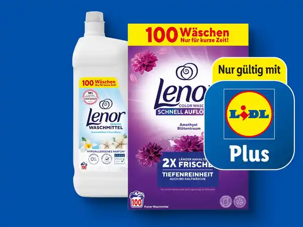 Bild 1 von Lenor Waschmittel 100/76 Wäschen,  6 kg