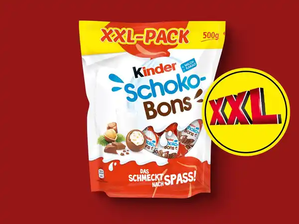 Bild 1 von Kinder Schoko-Bons XXL-Pack,  500 g