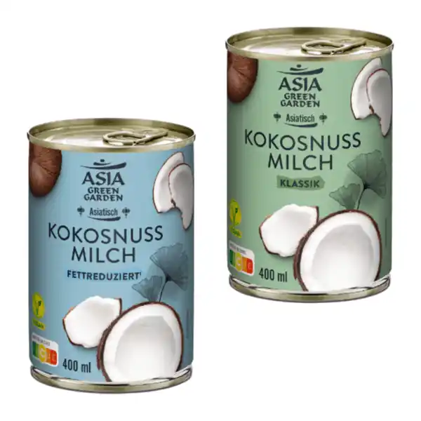 Bild 1 von ASIA GREEN GARDEN Kokosnussmilch 400ml