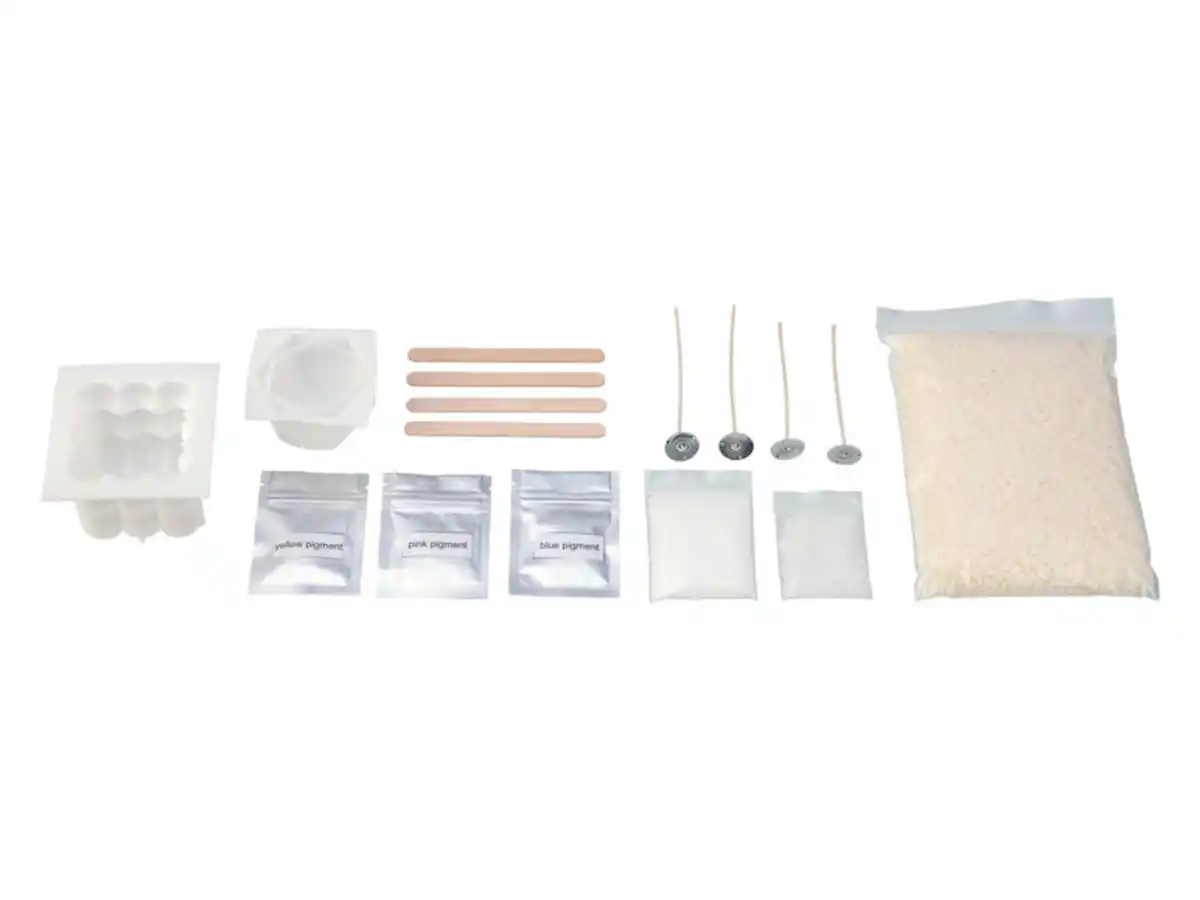 Bild 2 von crelando® Kerzengieß-Set, mit veganem, natürlichem Sojawachs