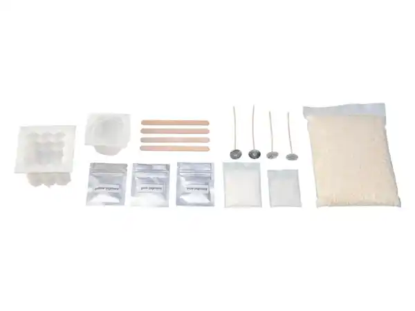 Bild 2 von crelando® Kerzengieß-Set, mit veganem, natürlichem Sojawachs