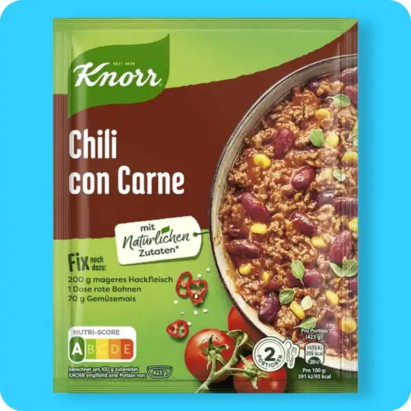 Bild 1 von KNORR®  Fix, Chili con Carne