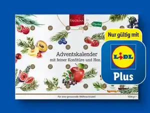 Favorina/Maribel Adventskalender mit Konfitüre und Honig