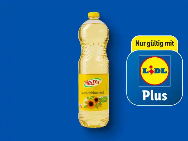 Bild 1 von Vita D'or Sonnenblumenöl,  1 l