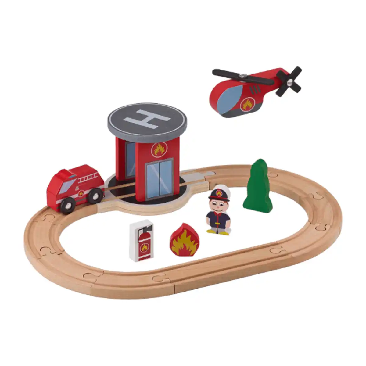 Bild 2 von PLAYLAND Holz-Eisenbahn