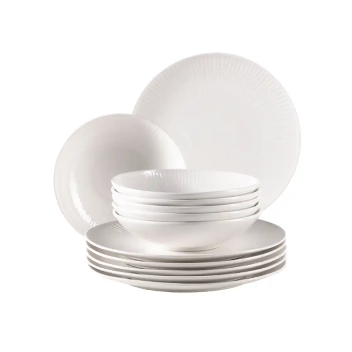 Bild 1 von Tafelservice Dalia, weiß, 12-tlg.