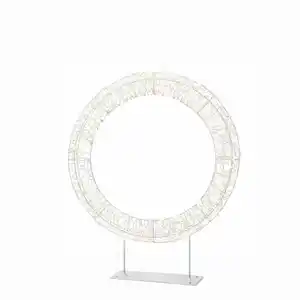 LED-Metallkreis warm weiß Ø 50 cm, 600 LEDs mit Timer