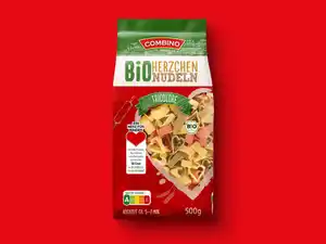 Combino Bio Herzchen Nudeln Tricolore,  500 g