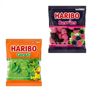 HARIBO Berries, 175 g - Schlümpfe, vegetarisch, 175 g - Quaxi, 175 g