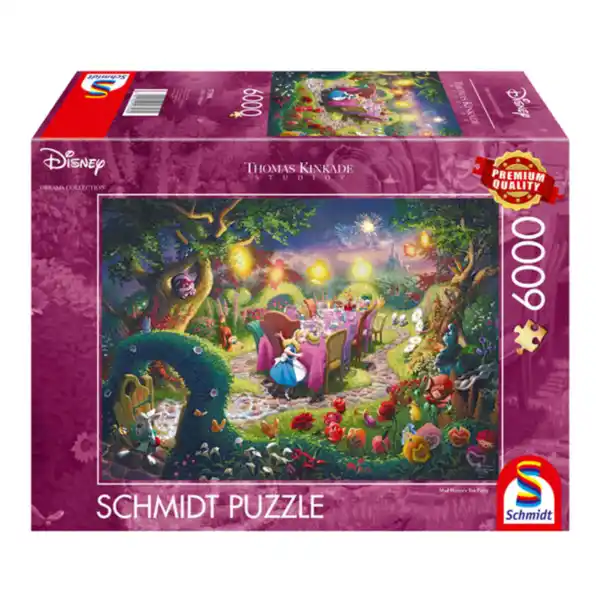 Bild 1 von Puzzle, 6.000 Teile, Disney, Mad Hatter’s Tea Party