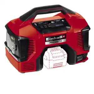 Einhell Hybrid-Kompressor 'Pressito' rot/schwarz 11 bar, 21 l/min