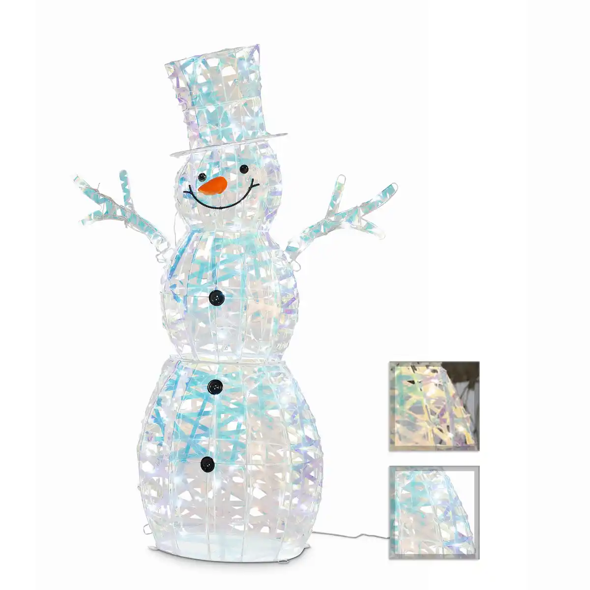 Bild 1 von LED-Schneemann 100 LEDs kaltweiß/warmweiß einstellbar mit Timer