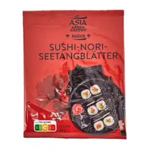 ASIA GREEN GARDEN Sushi-Nori-Seetangblätter 26g