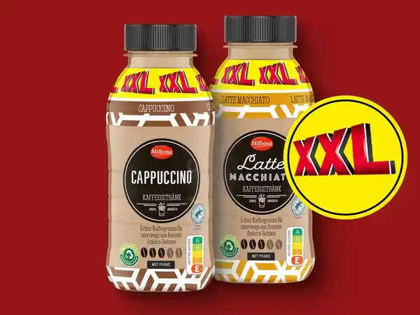 Bild 1 von Milbona Kaffeegetränk XXL,  380 ml