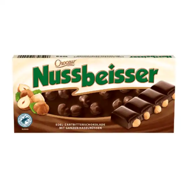 Bild 1 von CHOCEUR Nussbeisser Edel-Zartbitter 100g