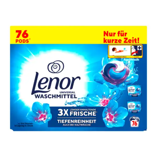 Bild 1 von LENOR All-in-1-Pods Color-Waschmittel Aprilfrisch 20,1g