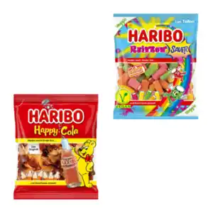 HARIBO Rainbow, 160 g - Berries, 175 g - Happy-Cola, 175 g - Bunte Tüte, vegetarisch, 175 g