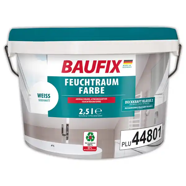 Bild 1 von Baufix Feuchtraumfarbe 2,5 Liter