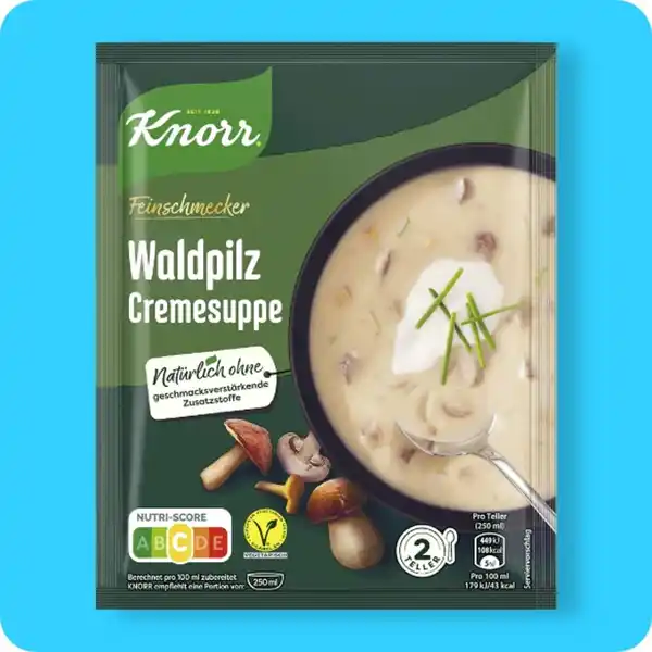 Bild 1 von KNORR®  Feinschmeckersuppe, versch. Sorten