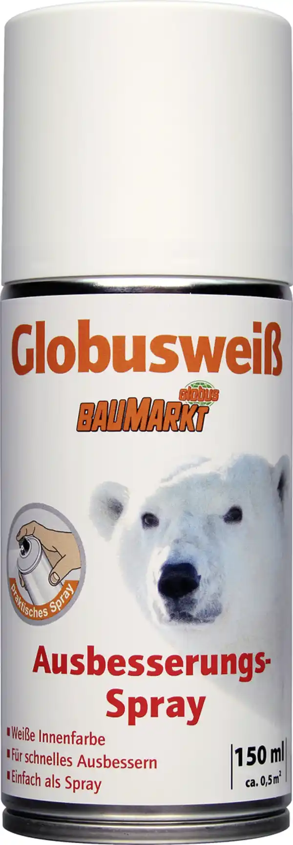 Bild 1 von Globusweiß Ausbesserungs-Spray 150 ml weiß