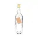 Bild 1 von Glasflasche Bordeaux mit Korken, 750 ml