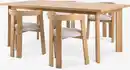 Bild 1 von HARESKOV L200 Tisch Eiche + 4 BOVRUP Stühle Eiche/beige