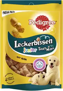 Pedigree Hundesnack Leckerbissen Tasty Minis Junior mit Huhn