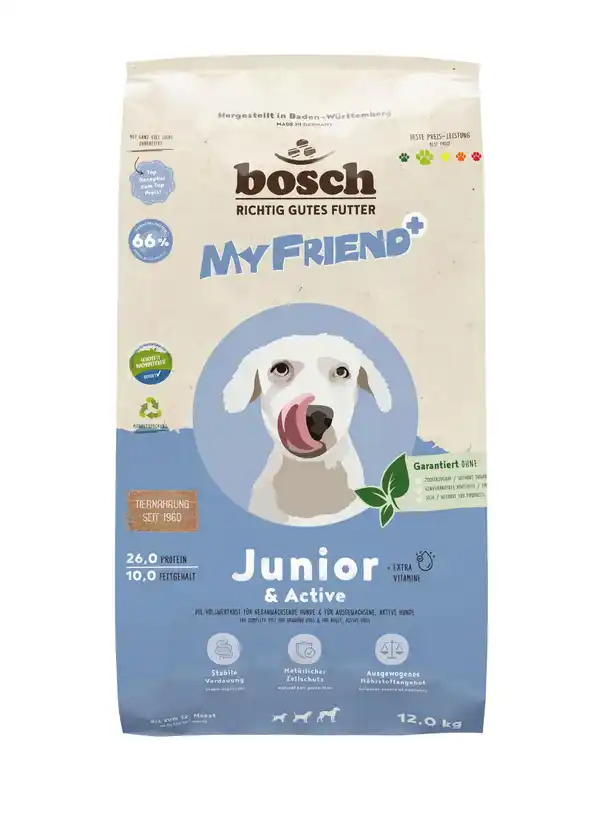 Bild 1 von Bosch My Friend Trockenfutter Junior + Active 12 kg