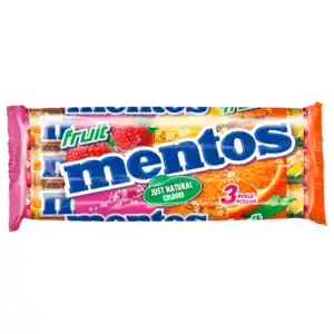 Mentos Kaubonbon Fruit 3x38g