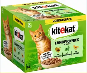 Kitekat Landpicknick in Sauce Multipack Vorratspack 24x85 g