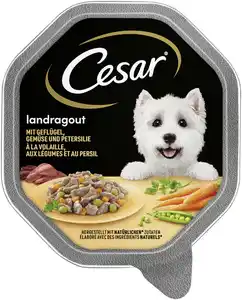 Cesar Landragout Adult mit Geflügel, Gemüse und Petersilie 150 g