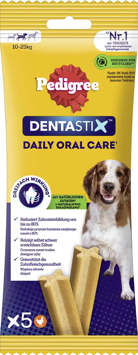 Bild 1 von Pedigree Dentastix Adult Daily Oral Care Hundesnack 5 Stück
