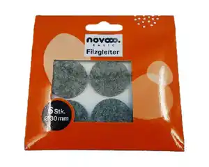 novooo Filzgleiter 6er Set 3cm grau