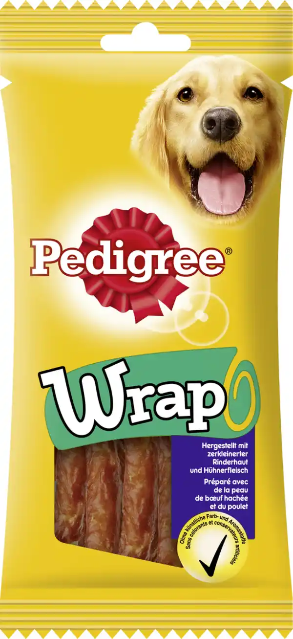 Bild 1 von Pedigree Hundesnack Wrap Beutel mit Huhn 40 g