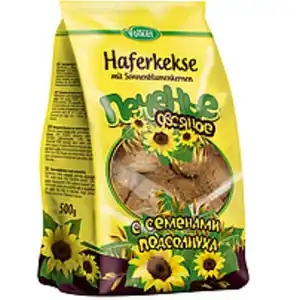 Haferkekse mit Sonnenblumenkernen