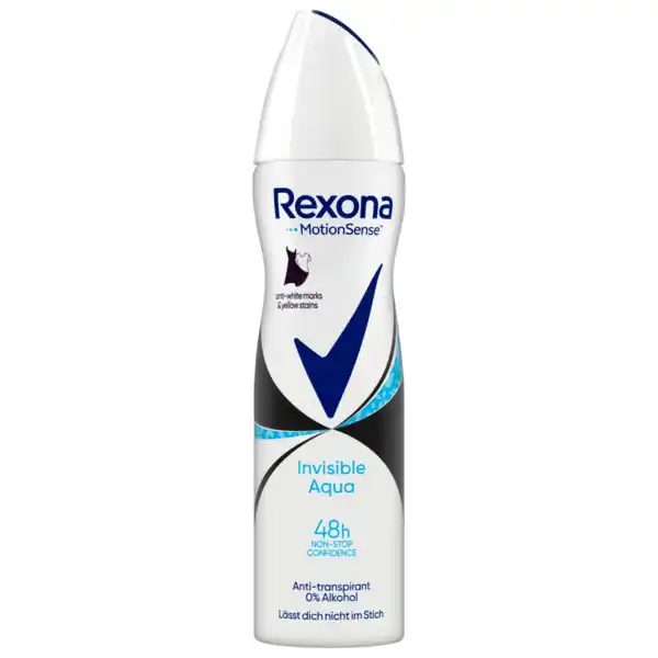 Bild 1 von Rexona Deo Spray Invisible Aqua Anti-Transpirant 150ml