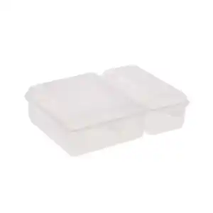 Rotho Funbox Twin Lunchbox transparent 1,6 L