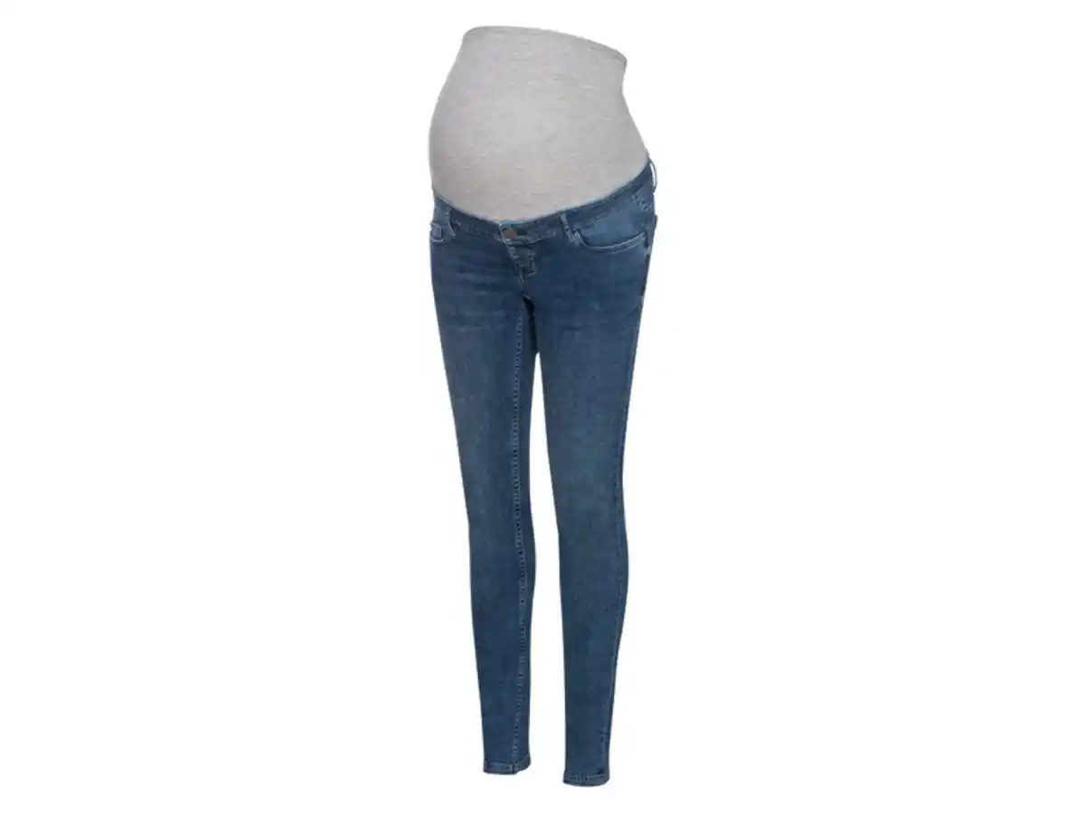 Bild 2 von esmara® Damen-Umstandsjeans, Super Skinny Fit, mit niedriger Leibhöhe