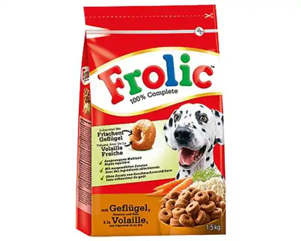 Bild 1 von Frolic Hundefutter 1,5kg Geflügel Gemüse