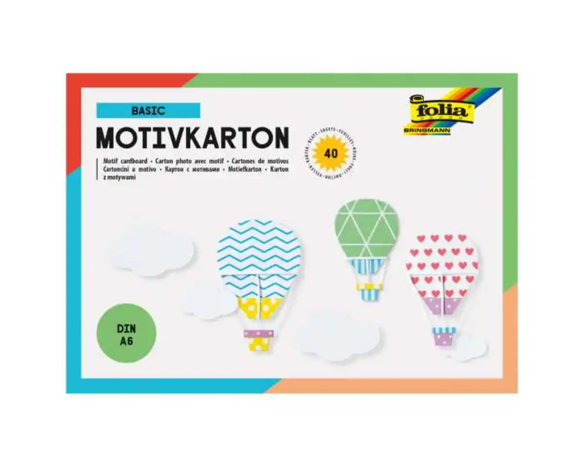 Bild 1 von Folia Tonpapier & Fotokarton DIN A6 Basic