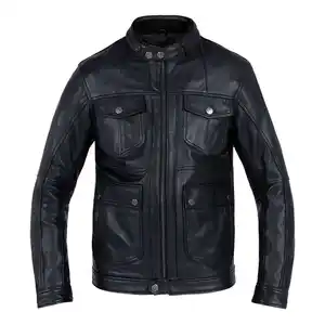 Drifter Lederjacke Schwarz