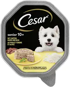 Cesar Senior 10+ mit zartem Huhn und Reis 150 g