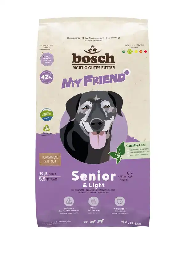 Bild 1 von Bosch My Friend Trockenfutter Senior + Light 12 kg